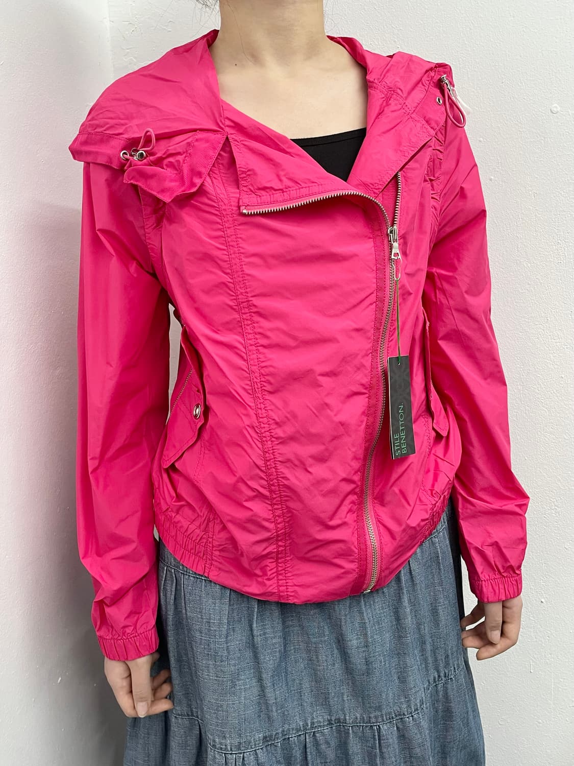 베네통 2way 디테일 나일론 자켓 상품이미지1