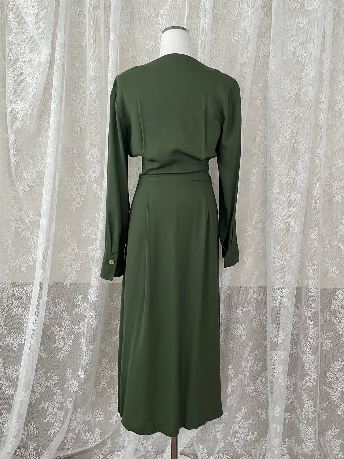 36) 마시모두띠 롱 원피스 그린 상품이미지2