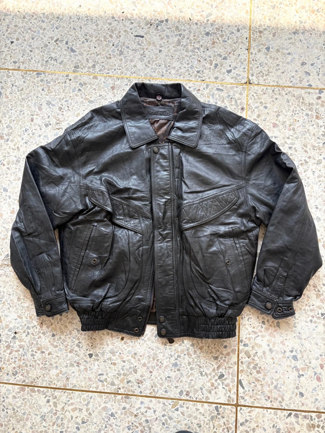 리얼레더 양가죽 블루종 자켓 상품이미지7
