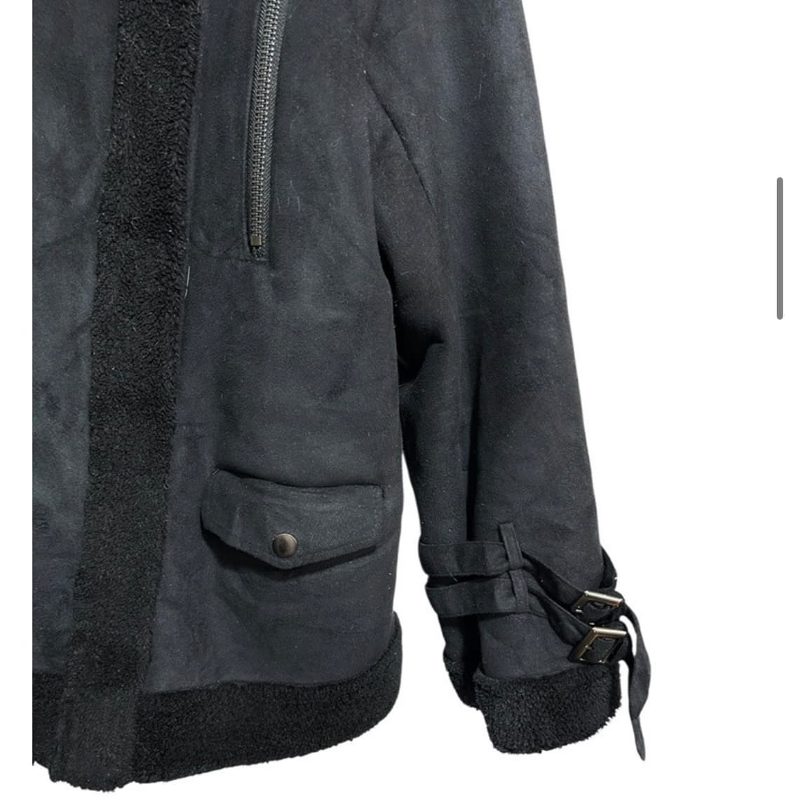 Vintage GYDA 블랙 무스탕 자켓 상품이미지3