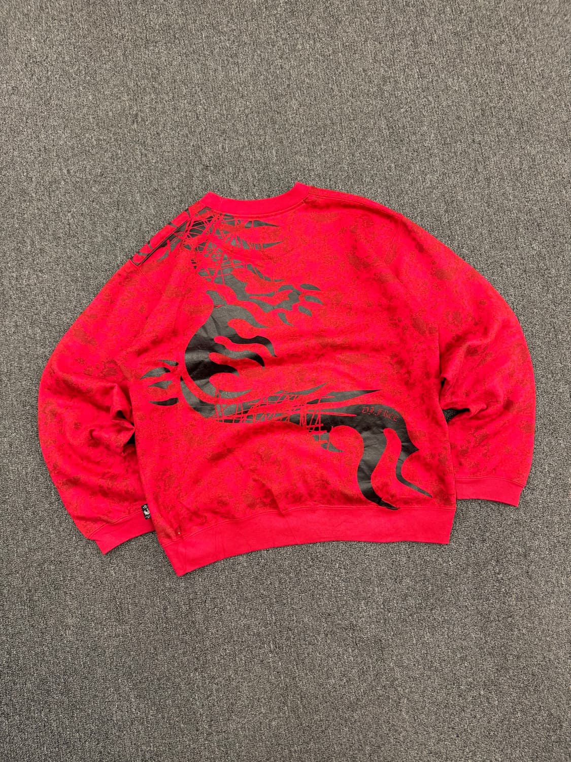 L)D.J Free 빈티지 패턴 프린팅 스웻셔츠 상품이미지5