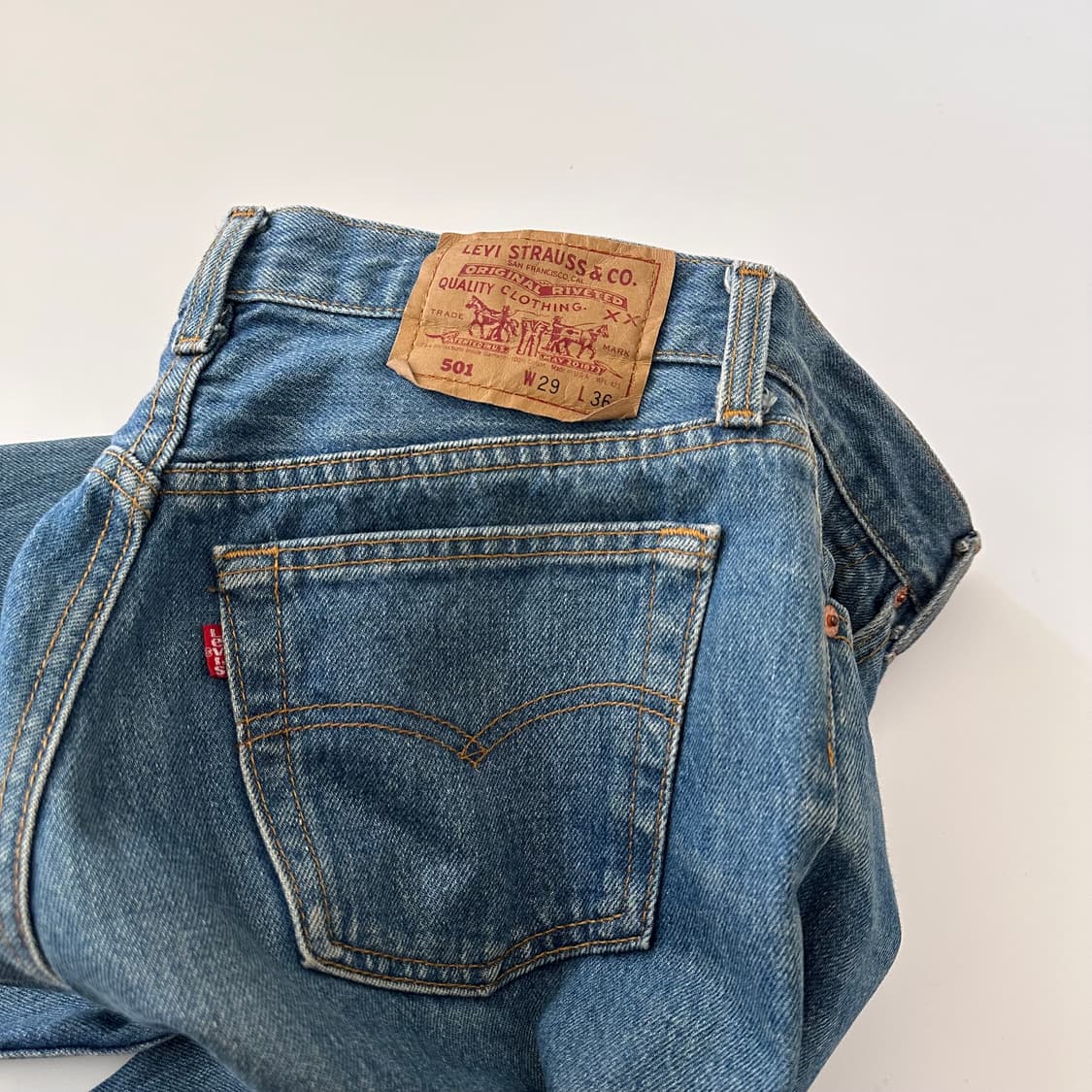 90‘s usa levis 미국 리바이스 501 데님팬츠 청바지 상품이미지1