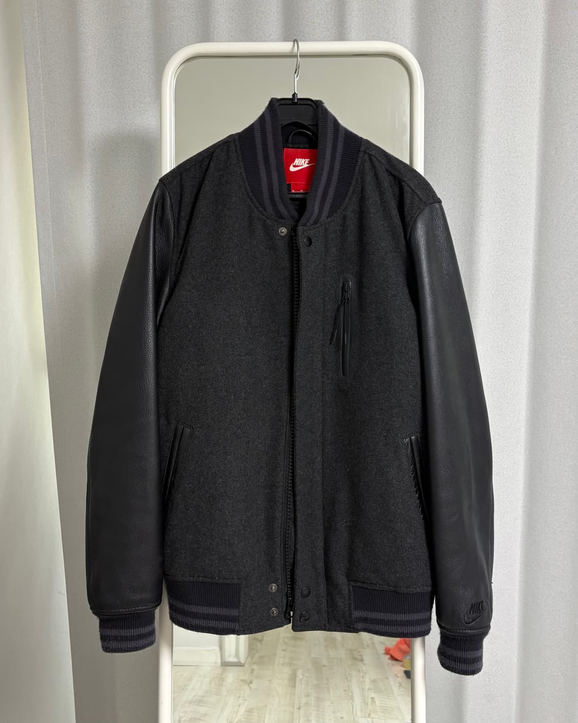 나이키 울 소가죽 바시티자켓 상품이미지3
