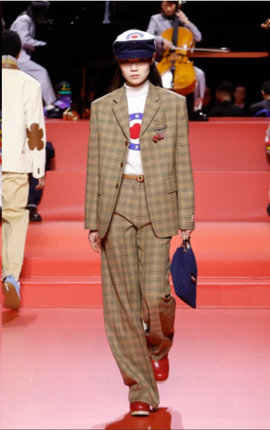 Kenzo 23FW 체크 트라우저 상품이미지1