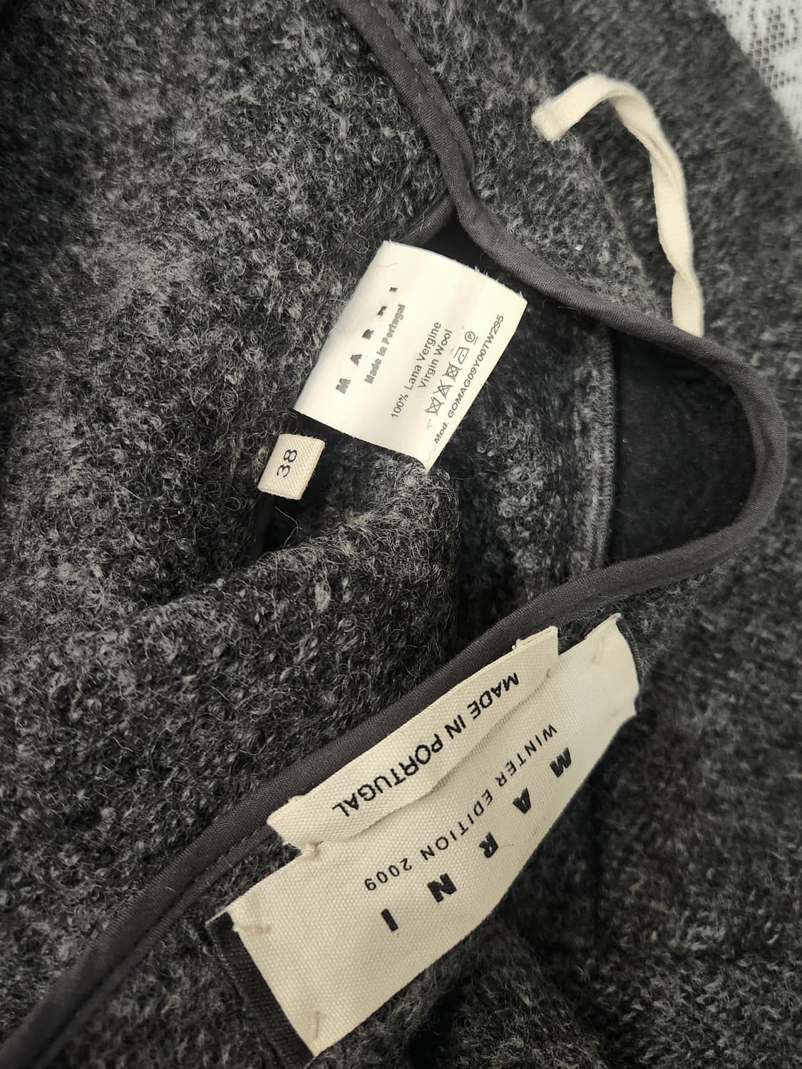 (새상품급)마르니 버진울 미니스커트M 상품이미지5