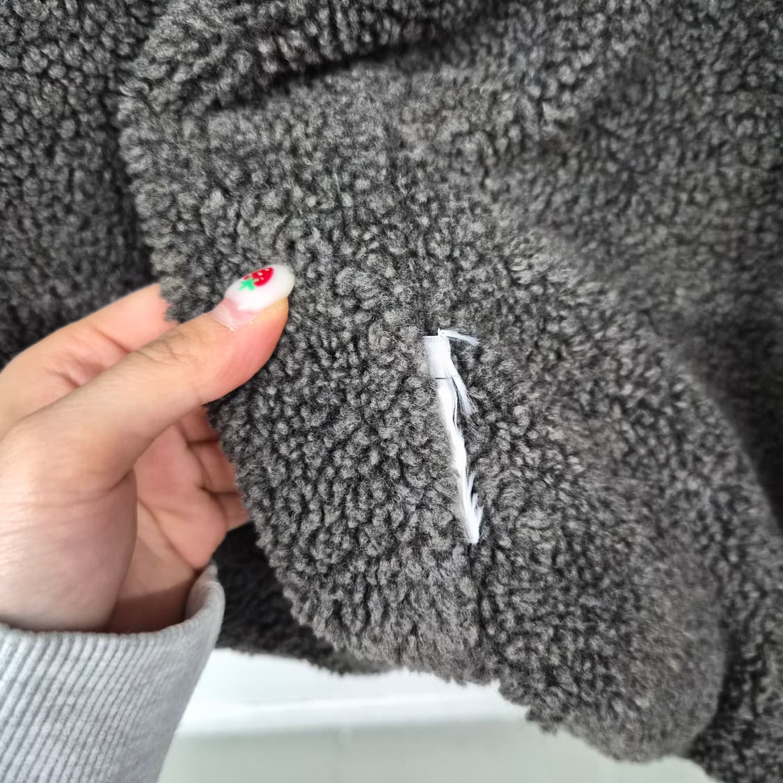 칼하트 워시드 덕 셰르파 안감 자켓 차콜 남성 XXL 상품이미지8