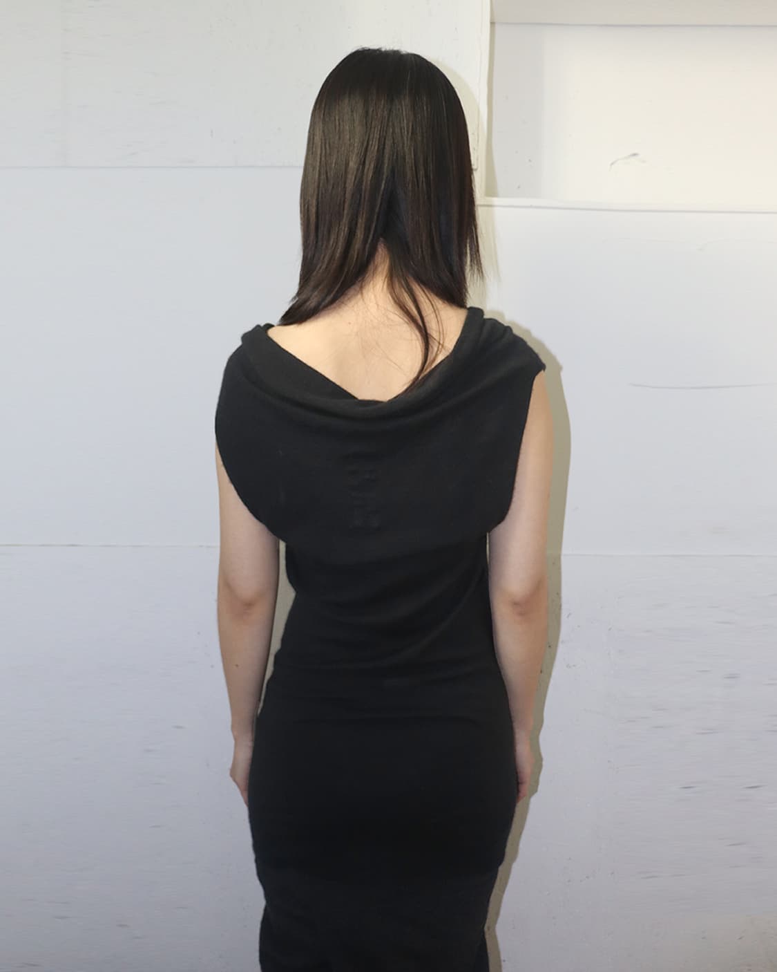 릭 오웬스 07AW "EXPLODER" 드레이프 넥 슬리브리스 니트 상품이미지3