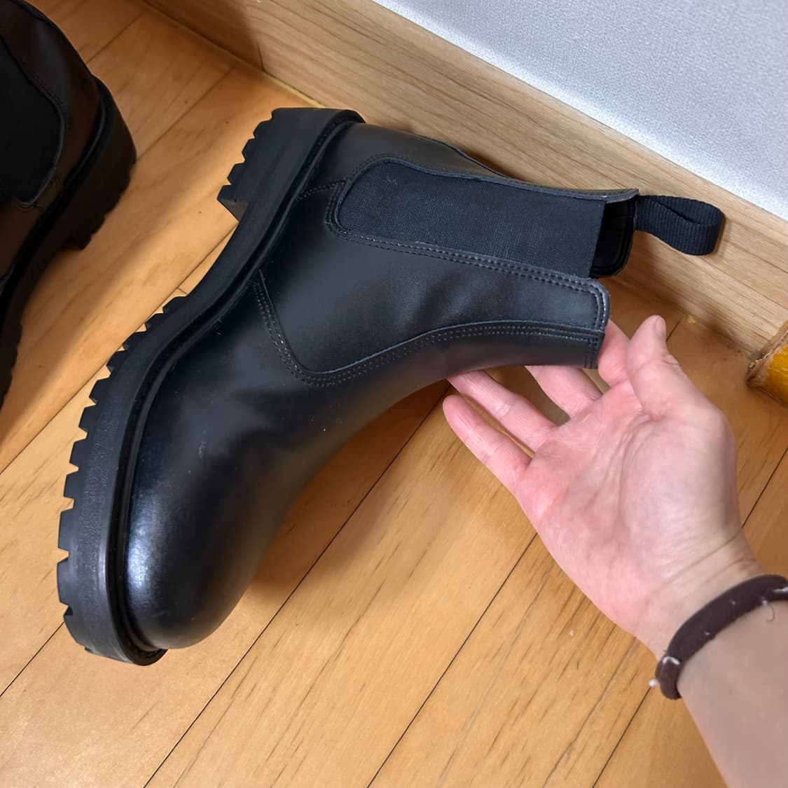 커스텀에이드 첼시부츠  소가죽 코만도 첼시부츠 닥터마틴 레드윙 상품이미지5