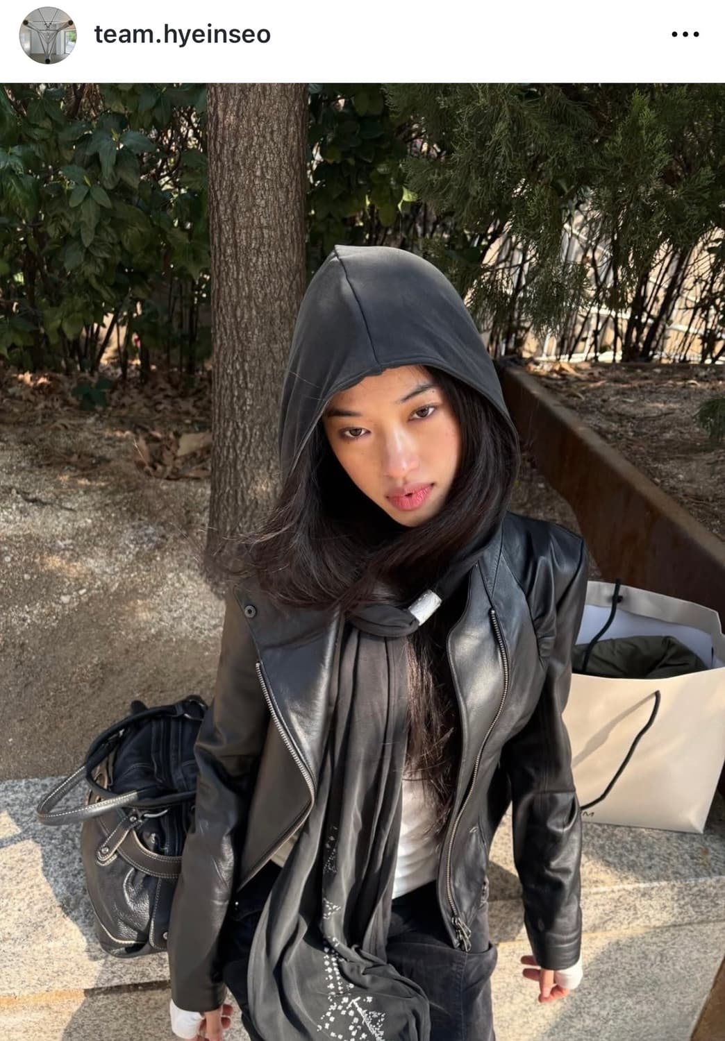 혜인서 그래픽 후드 머플러 상품이미지4