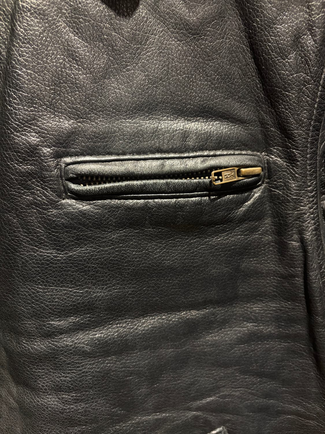 Real sheep leather work jacket /가죽 워크 자켓 상품이미지4