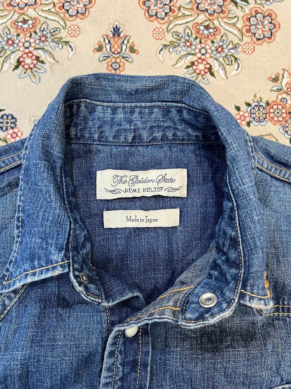 레미릴리프 웨스턴 데님 셔츠 상품이미지3