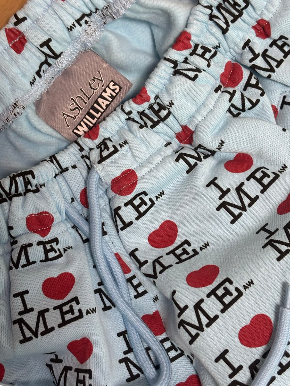 애슐리 윌리엄스 S 아이러브미 블루 조거팬츠 상품이미지7