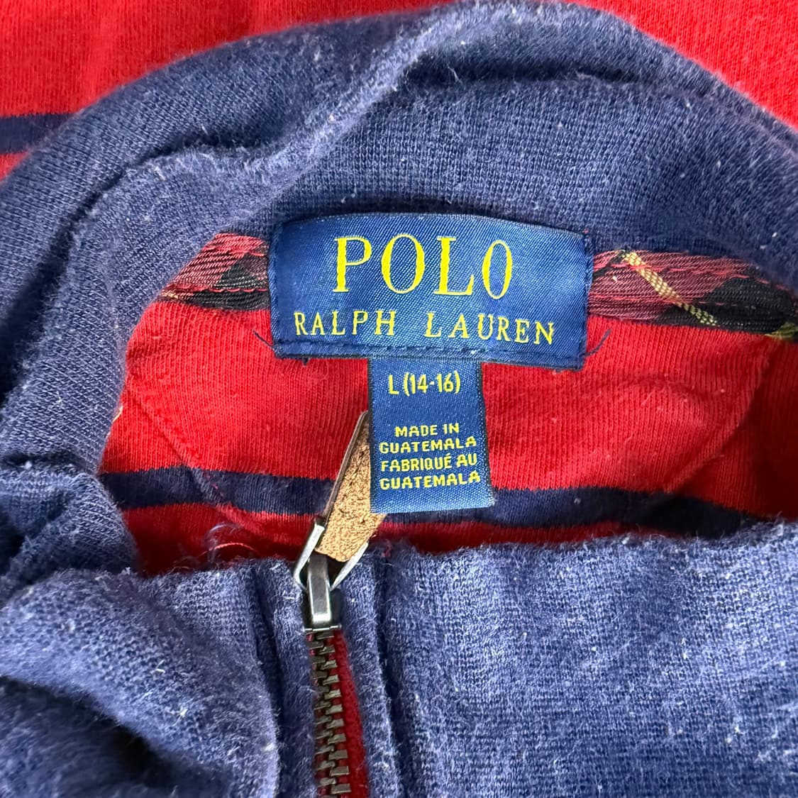 L 14-16 폴로 스프라이트 반집업 0219T1 상품이미지3