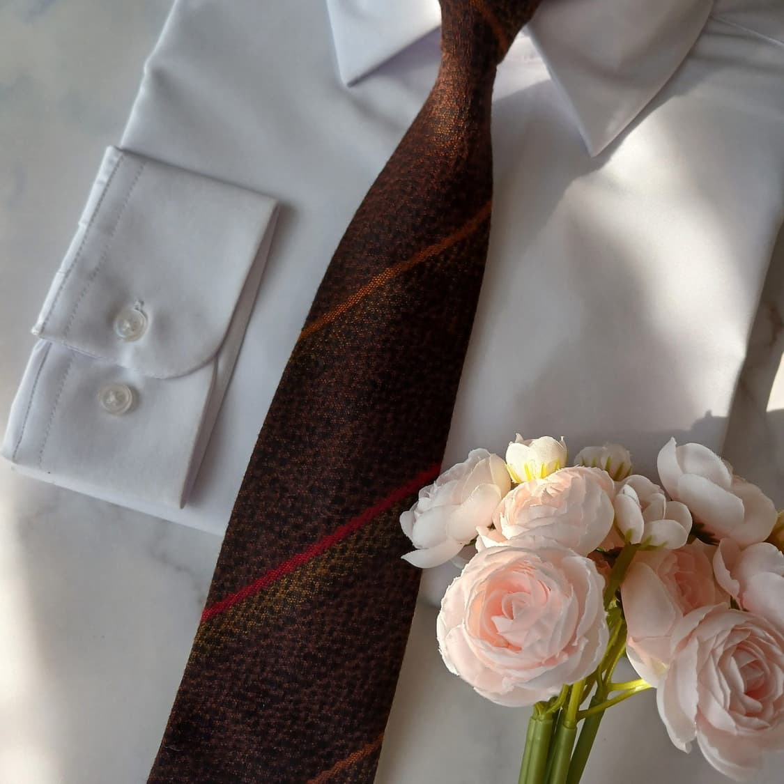 트루사르디 실크&울 스트라이프 넥타이 8.1cm A등급 A18874
 상품이미지5