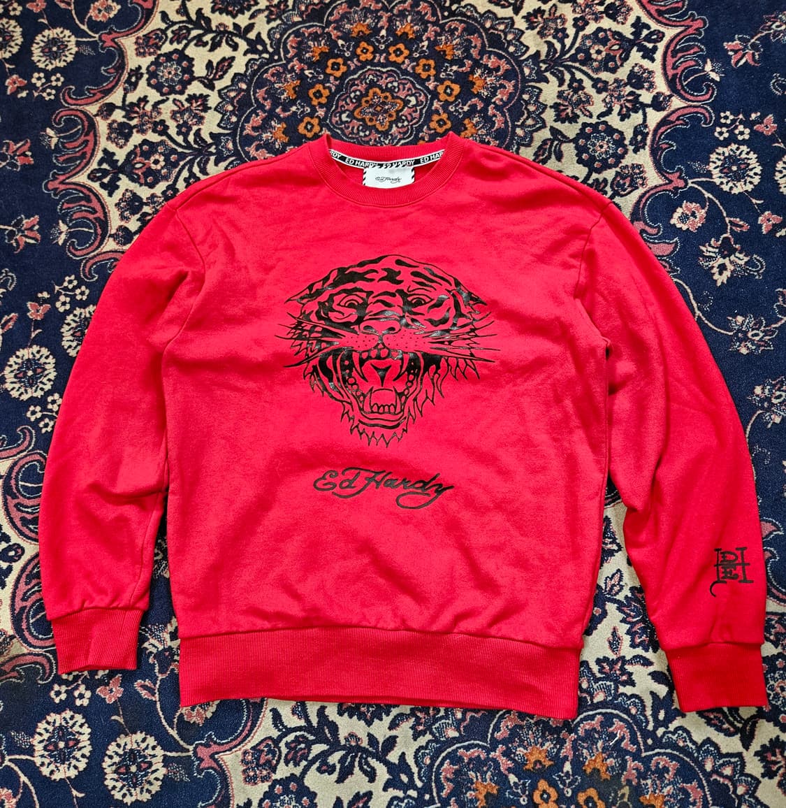 에드하디 시그니쳐 프린팅 스웻 맨투맨 티셔츠 상품이미지1