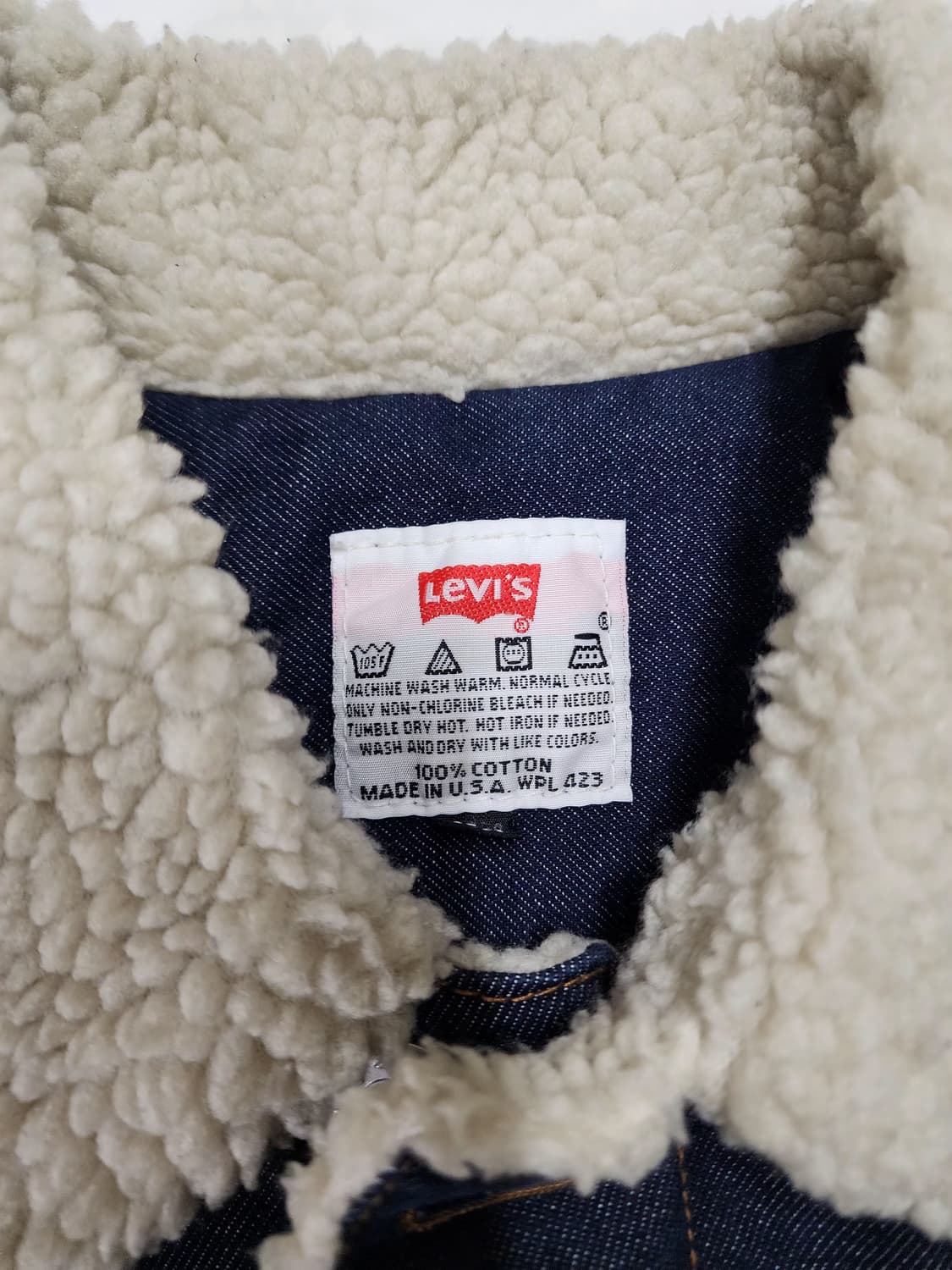 리바이스 뽀글이 데님 무스탕 자켓 상품이미지8