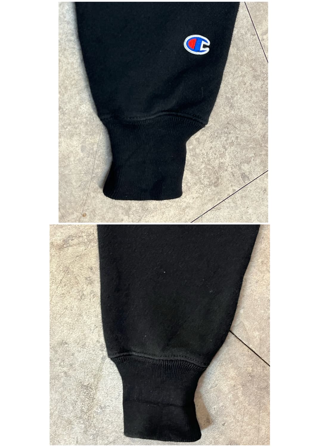 챔피온 기모 후드티 블랙 S #csz3080 상품이미지8