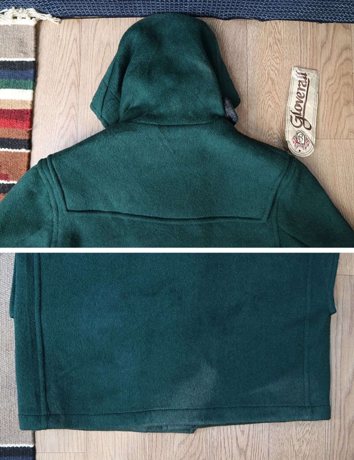 영국산 gloverall 글로버올 더플코트 미사용 색바램

미사용 상품이미지8