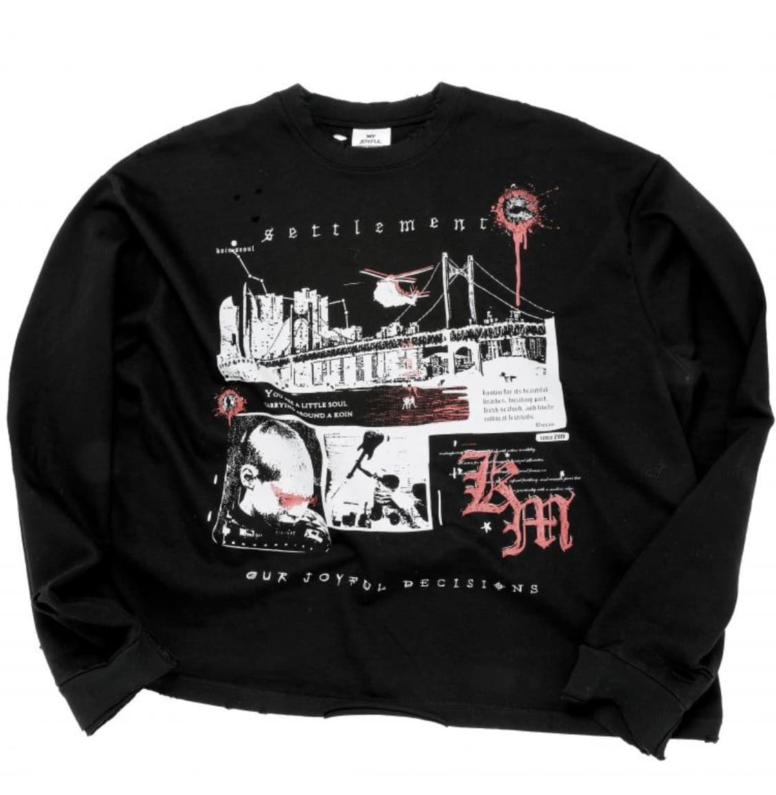 M mjd 코인서울 롱슬리브 블랙 미개봉 새제품 판매 상품이미지1