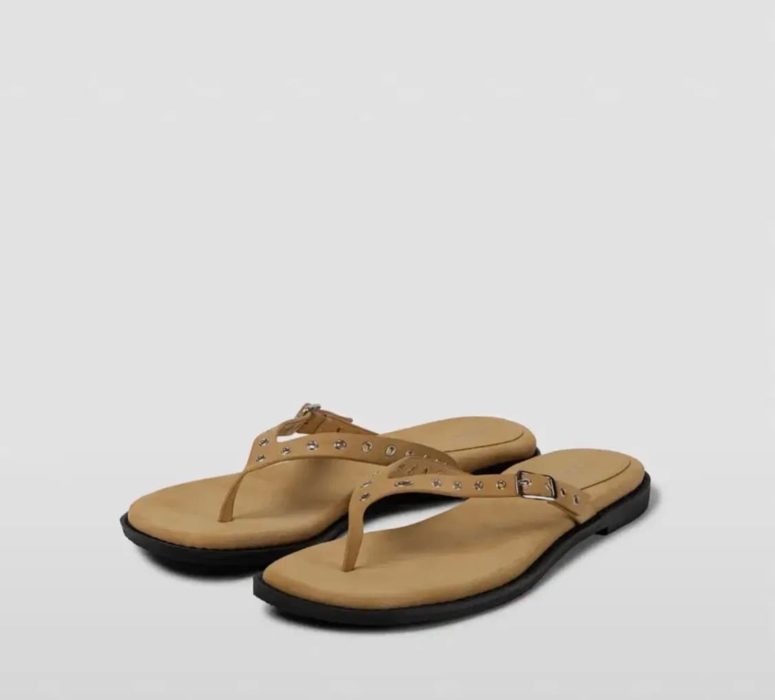 기호 아일렛 플리플랍 쪼리 베이지 235 상품이미지3