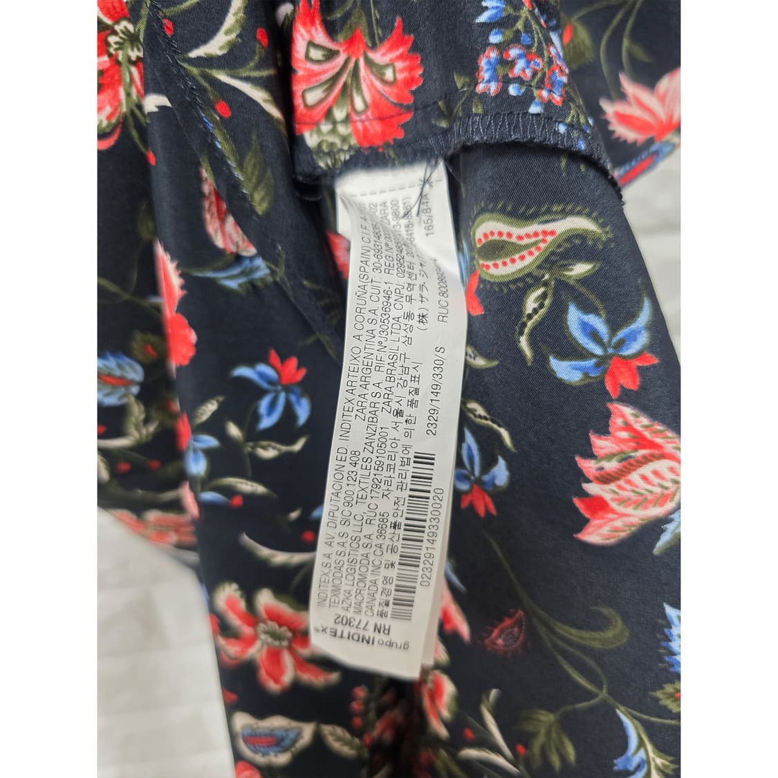 ZARA 플라워 원피스 S 상품이미지3