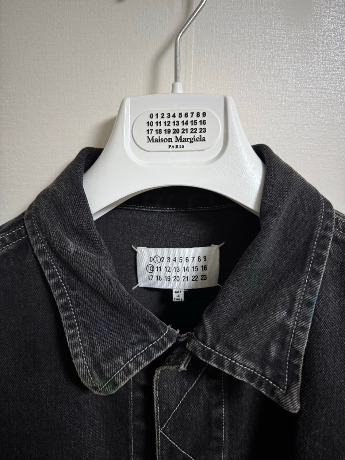 메종마르지엘라 시그니처 스티치 페인팅 데님자켓 (50사이즈) 상품이미지2