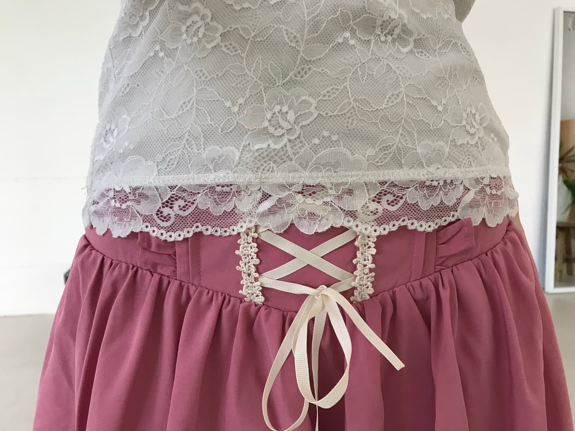 vintage ivory lace sleeveless 상품이미지3