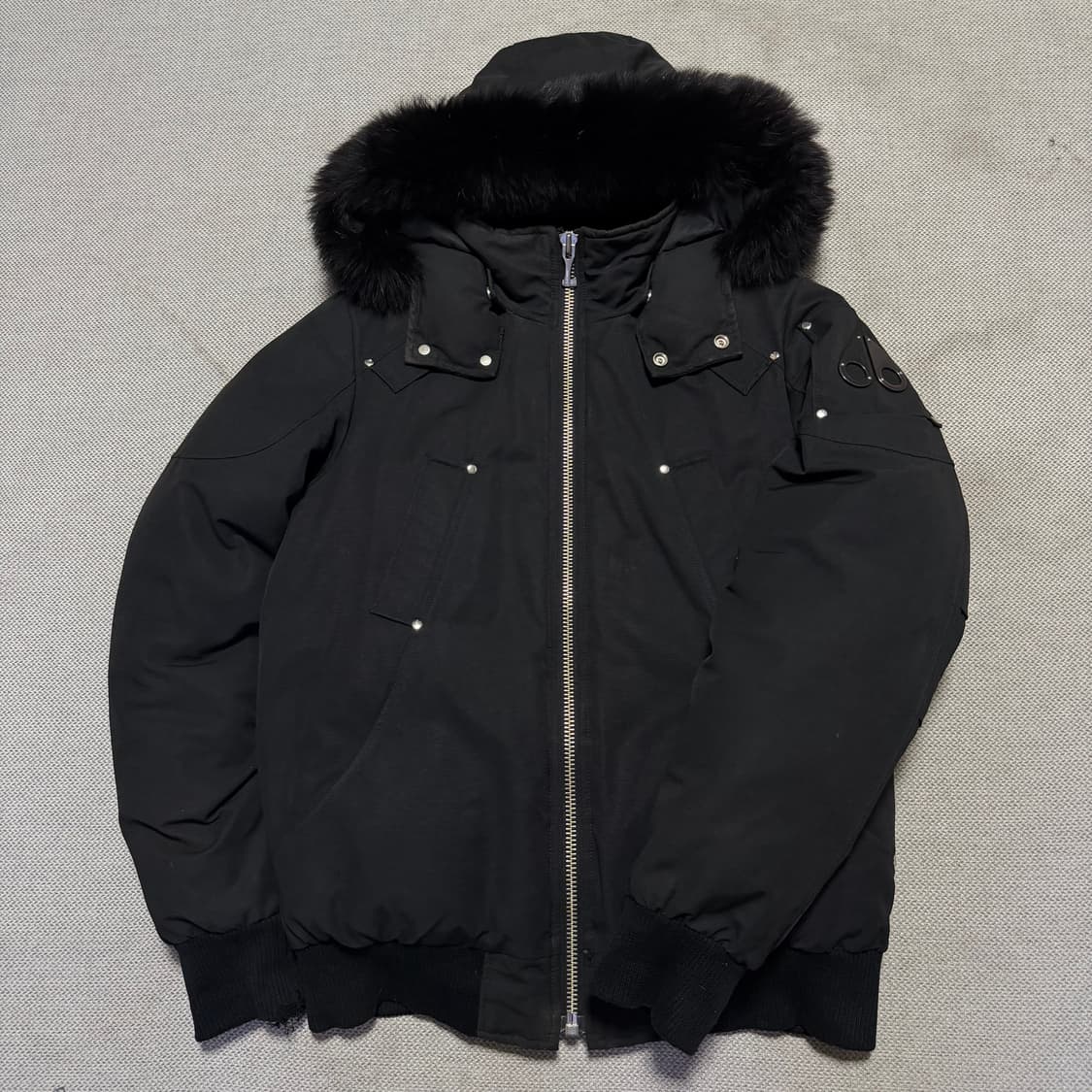 무스너클 발리스틱 봄버 블랙 폭스 퍼 블랙 (오케이몰 정품) 상품이미지1