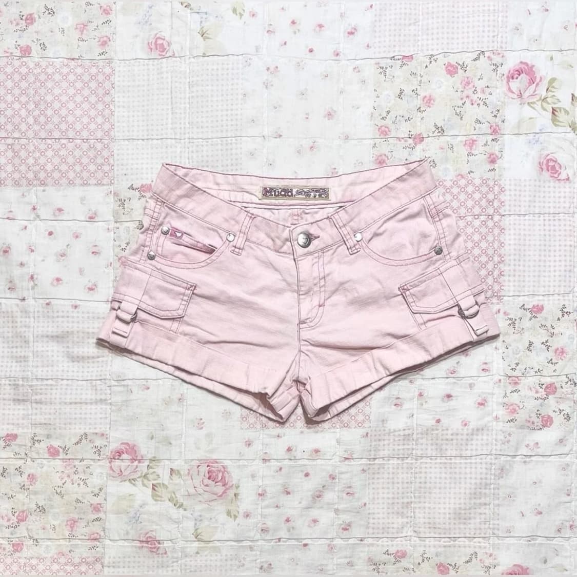 아베크롬비 로우라이즈 연핑크 숏츠 팬츠 반바지 상품이미지3