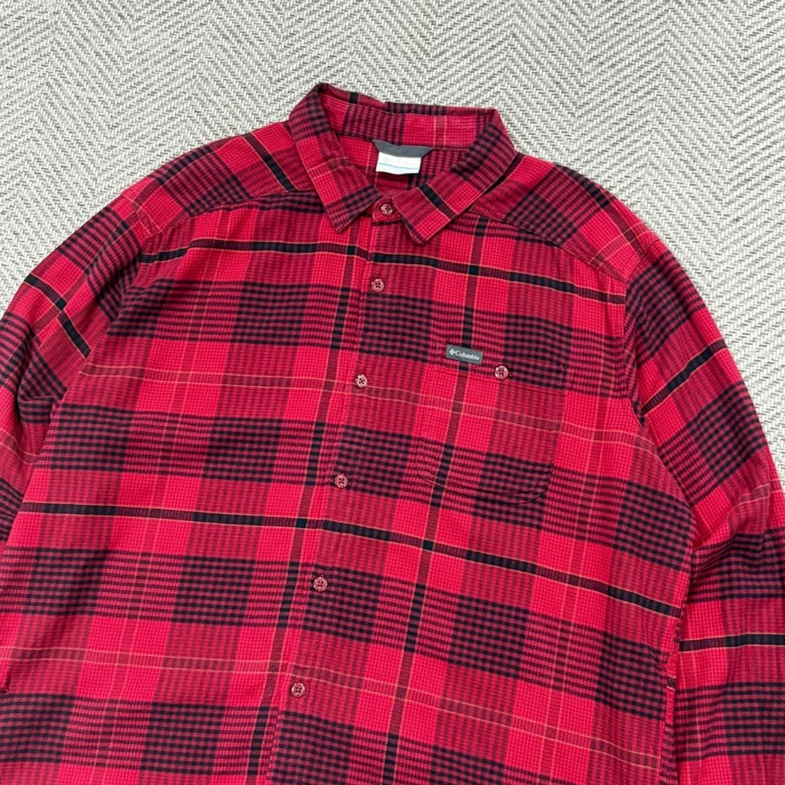 컬럼비아 플란넬 체크셔츠 v1346 상품이미지3