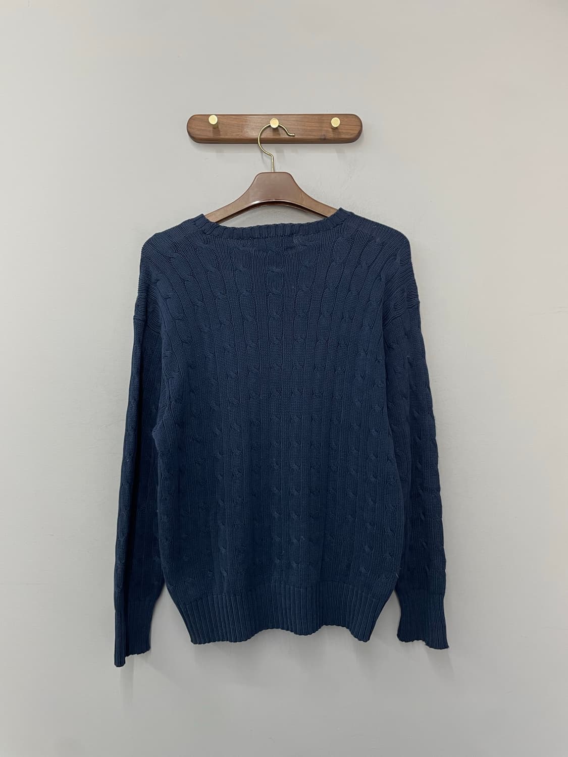 폴로 랄프로렌 라운드넥 네이비 니트 H2565 상품이미지4