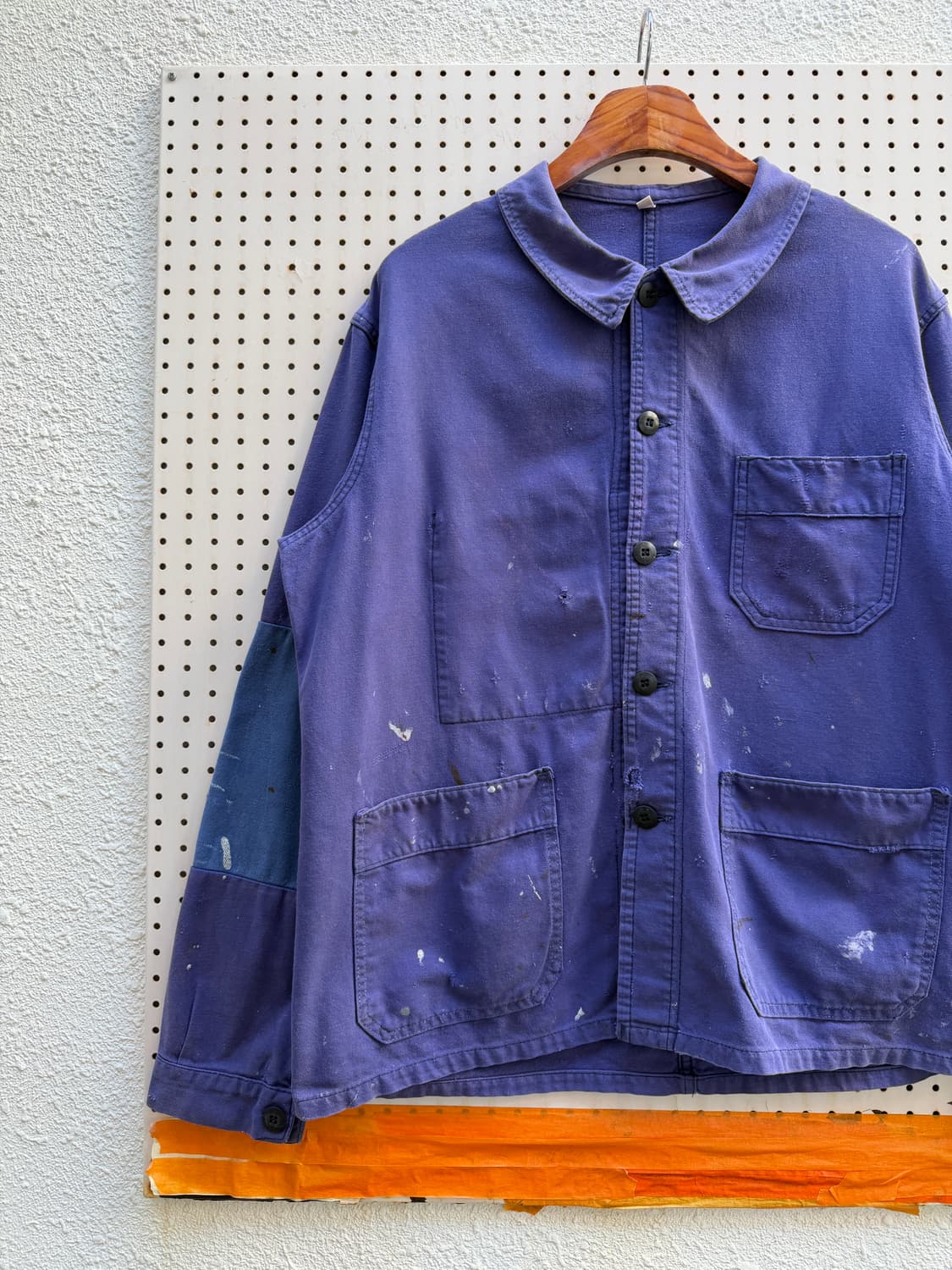 50s OLD MODEL ROUND COLLAR 올드모델 프렌치워크자켓 상품이미지3