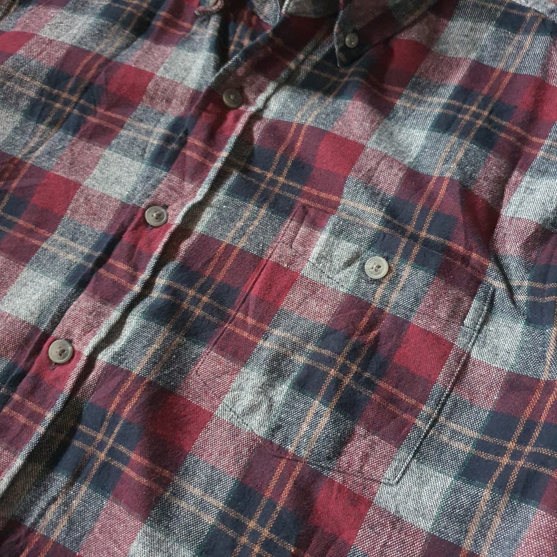 미국 수입 플란넬 체크 셔츠 no.7 상품이미지4