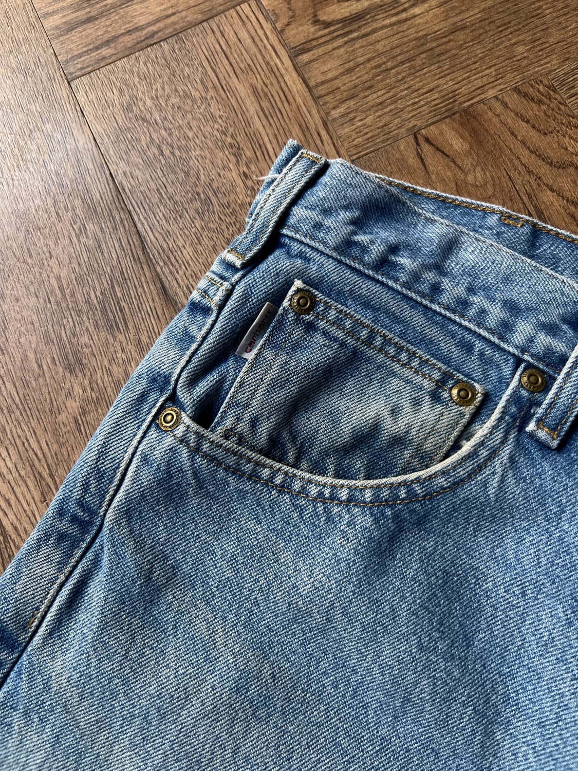 [36]칼하트 USA 빈티지 워싱 워크 데님 팬츠 상품이미지4