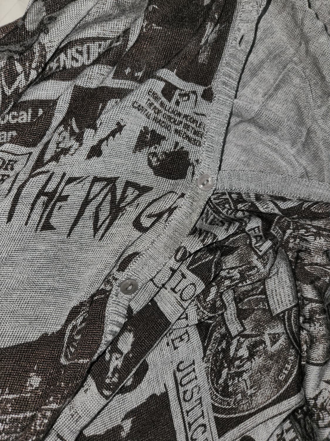 *Rare* 히스테릭글래머 펑크 언발 가디건 (punk•emo) 상품이미지4