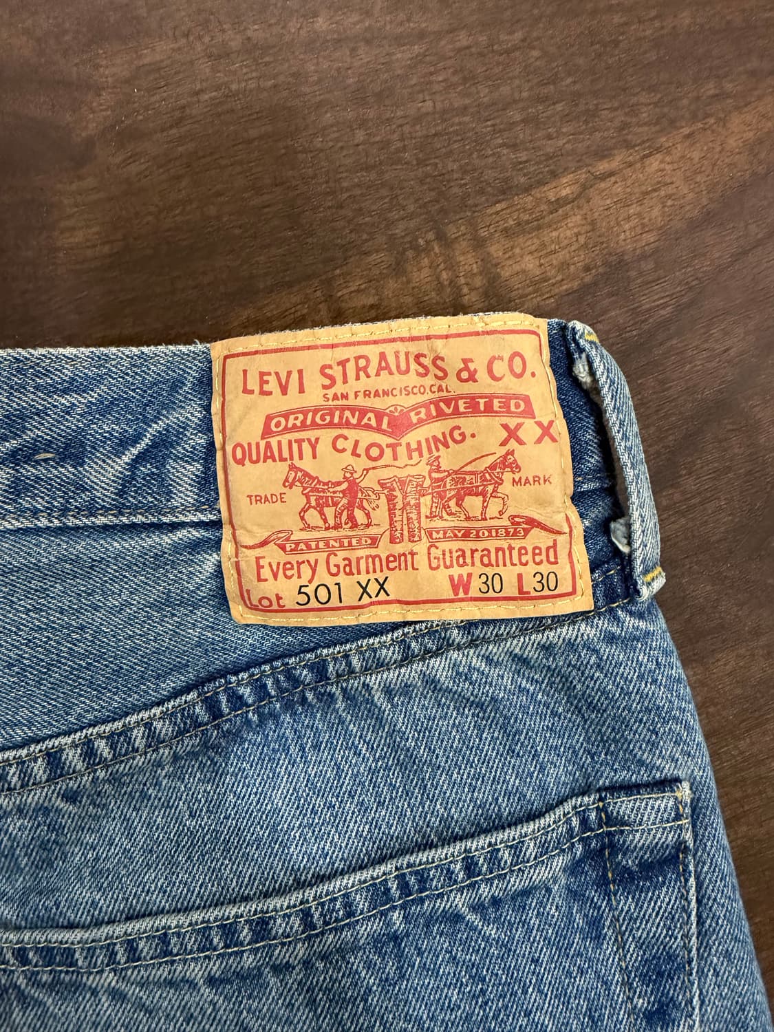 55501 Lvc 블랙잭 30/30사이즈 팝니다 상품이미지3