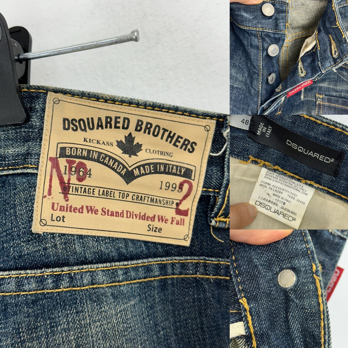 Dsquared2 2000s Archive Distressed Repai 상품이미지10