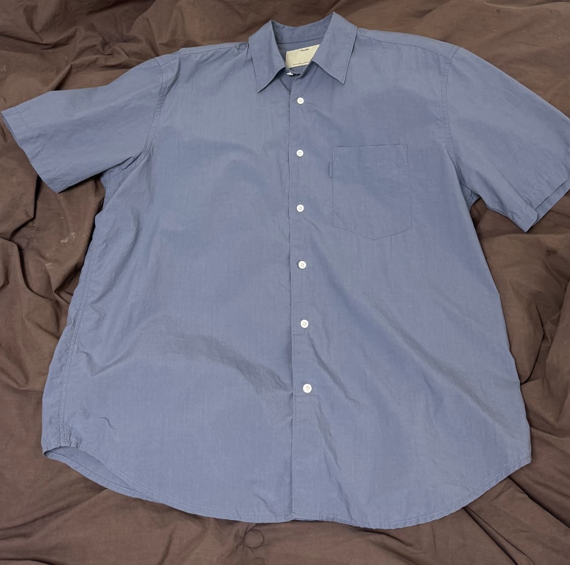 포터리 숏 슬리브 컴포트 셔츠 돌핀블루 0사이즈 상품이미지1