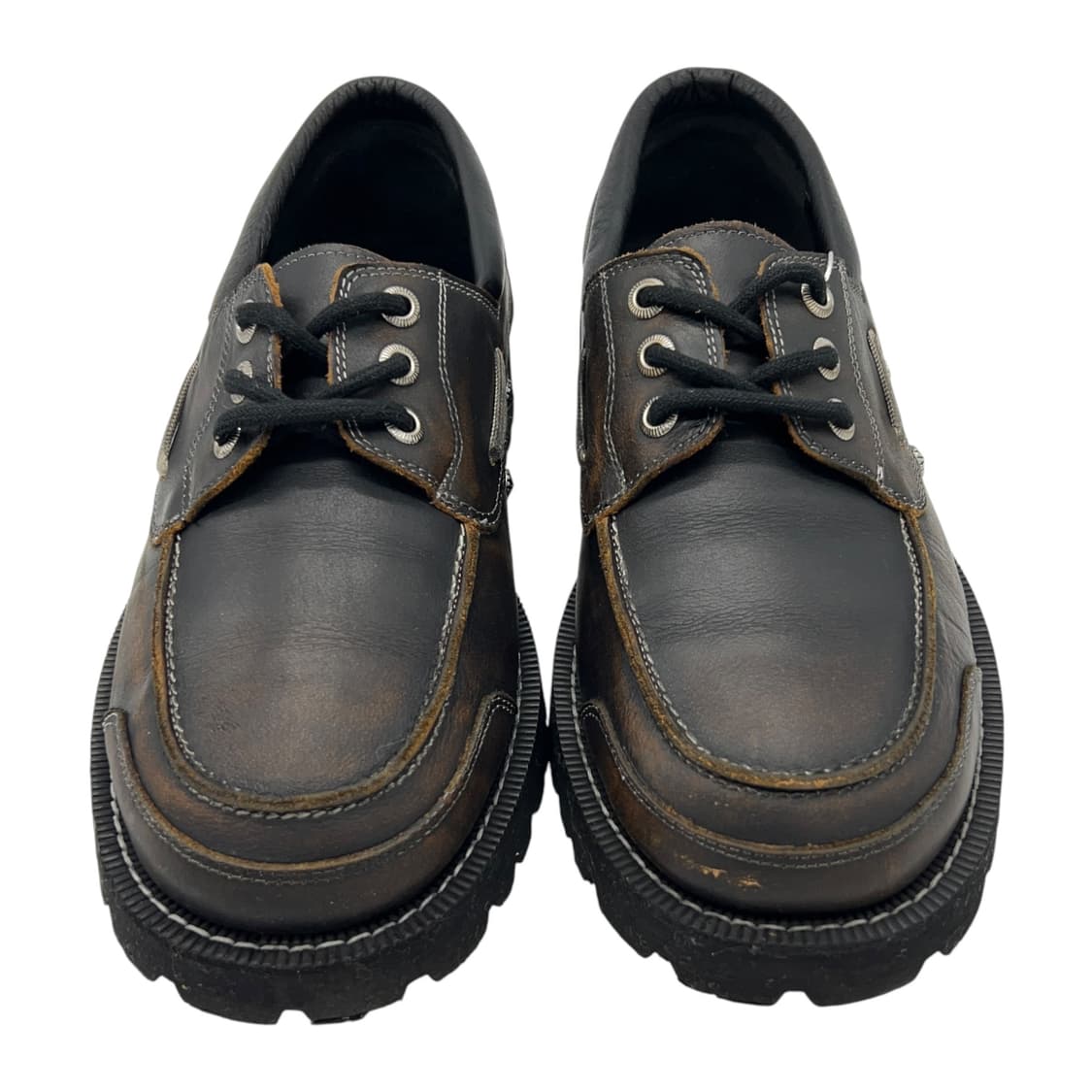 255 로맨틱무브 x 옷장집합소 디트로이드 보트 슈즈 컷오프 블랙 상품이미지4