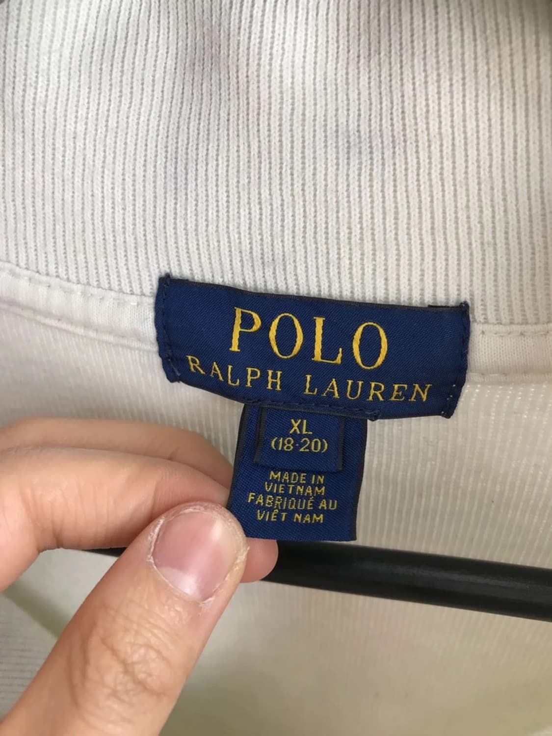 Polo Ralph Lauren White Half-Zip Knit 상품이미지7
