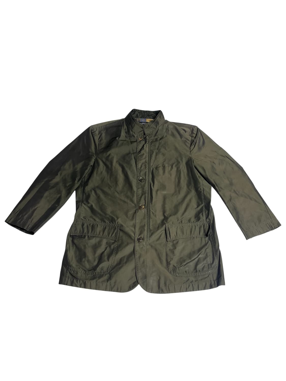 캠브리지 멤버스 올리브 왁스 코튼 헌팅 자켓 L 상품이미지1