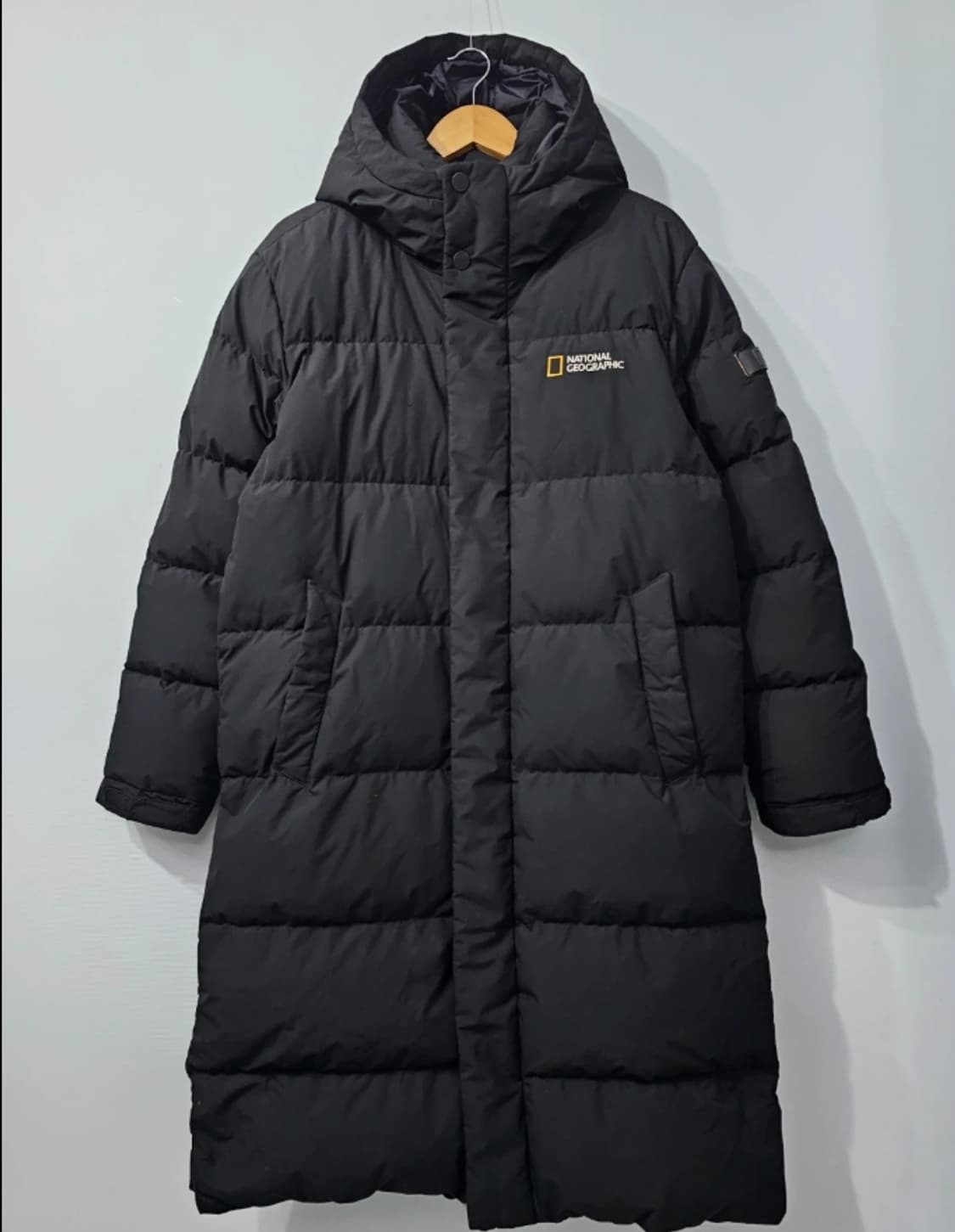 내셔널지오그래픽 롱패딩 블랙 100 상품이미지1