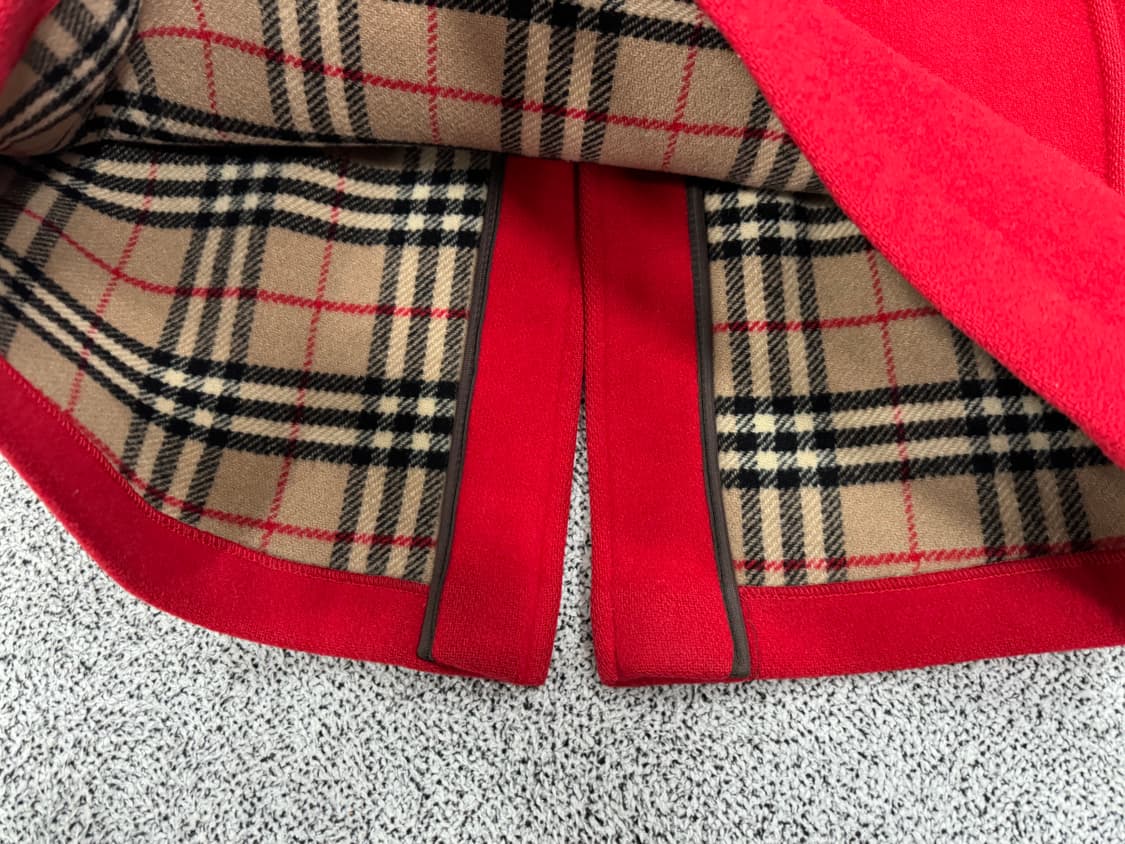 버버리 노바체크 모직 떡볶이 코트 상품이미지6