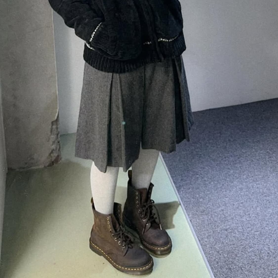 olive des olive 플리츠 스커트 니혼진 미디스커트 핀터레스트 상품이미지2