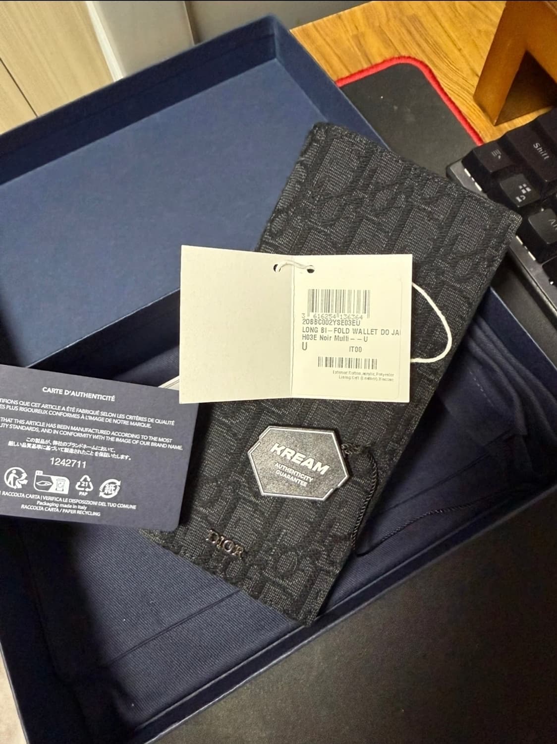 디올 오블리크 장지갑 상품이미지2