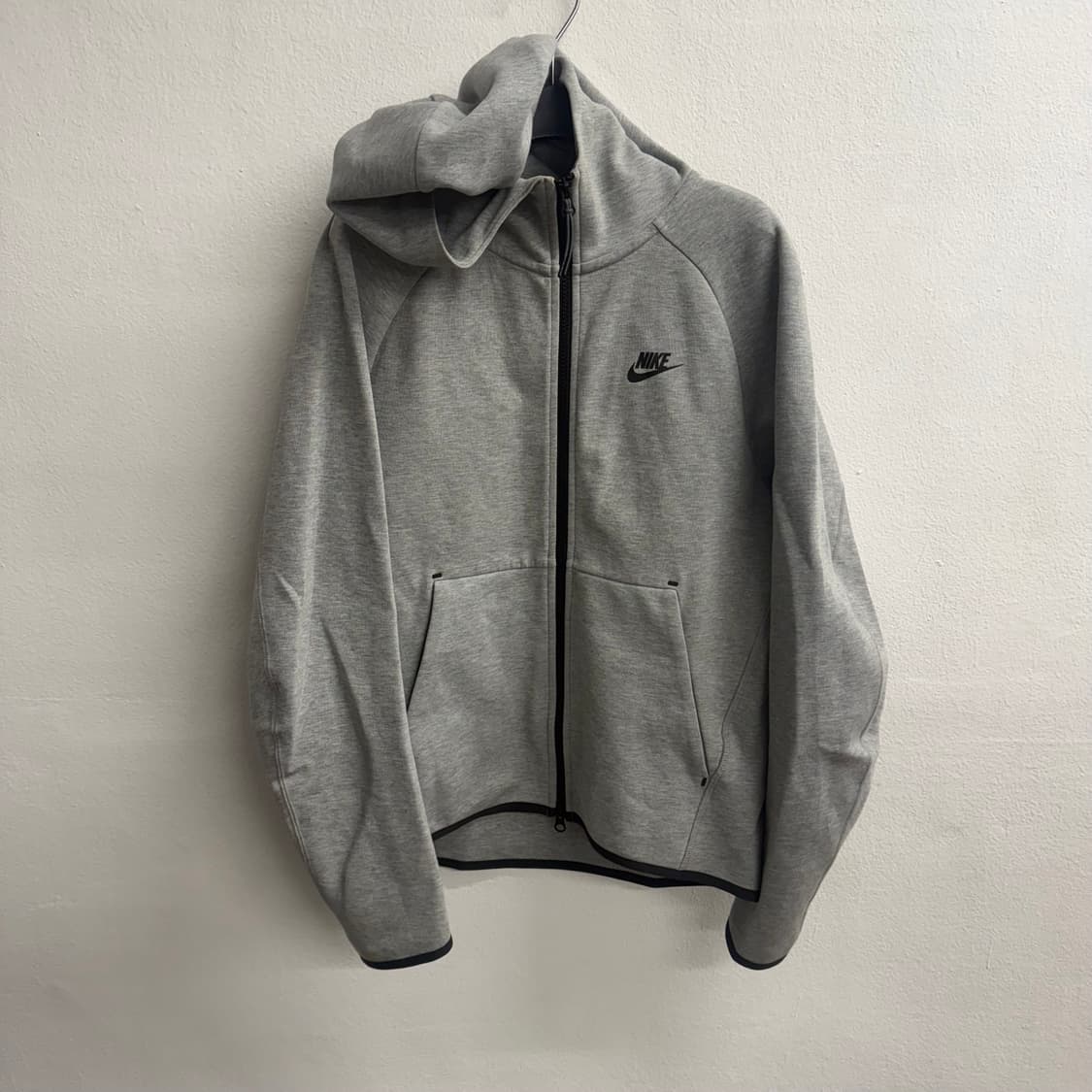 나이키 테크 플리스 투웨이 후드집업 회색 S 상품이미지1
