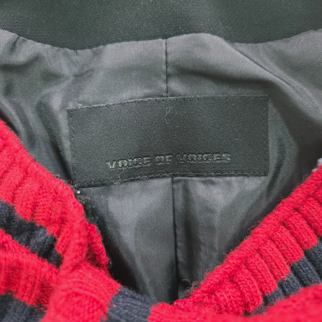 [VOICE OF VOICES] 보브 오픈자켓 체크 트위드 리본 자켓 상품이미지5