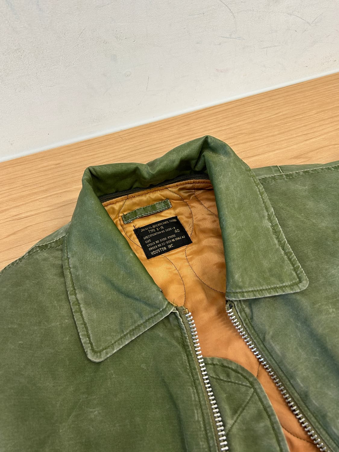 휴스턴 INC B-15 플라이트 자켓 상품이미지5