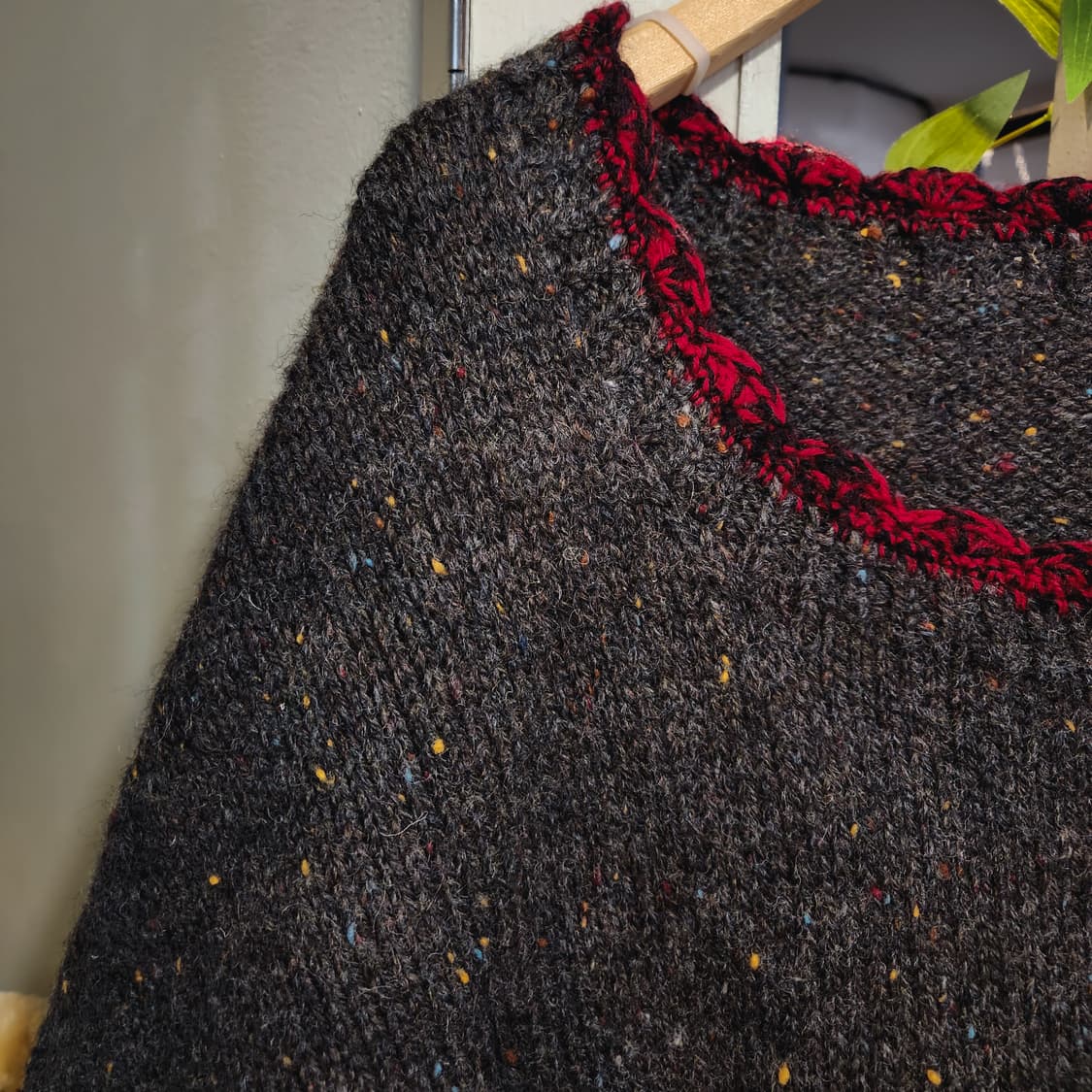 색실 콕콕 케이프 가디건 상품이미지6