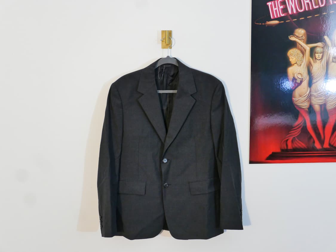 프라다 라프시몬스 트라이앵글 로고 싱글 블레이저 상품이미지7